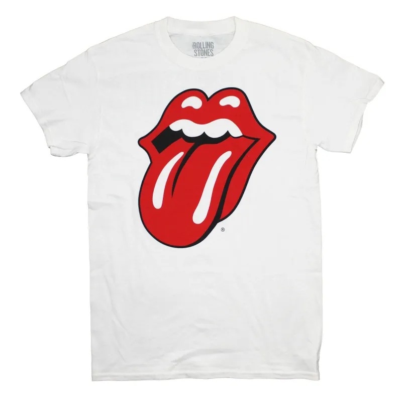 Tongue Events 10/16 Tee on White T-shirt sold by Rockabilia