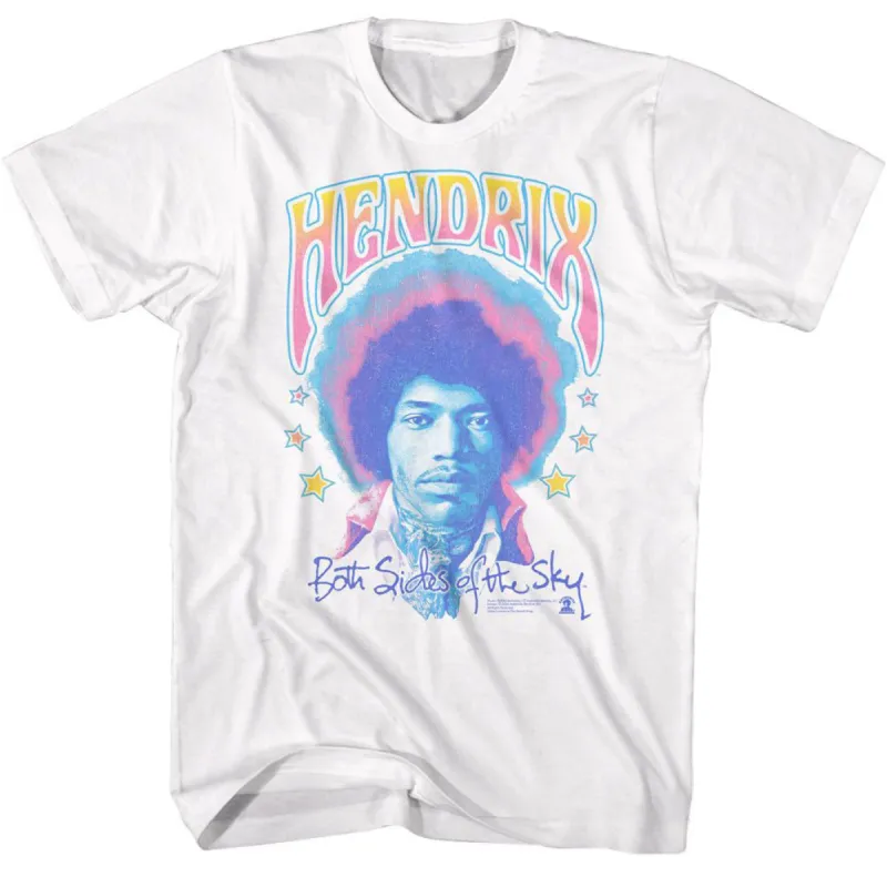 Jimi Hendrix-pastel Both Sides T-shirt sold by Rockabilia