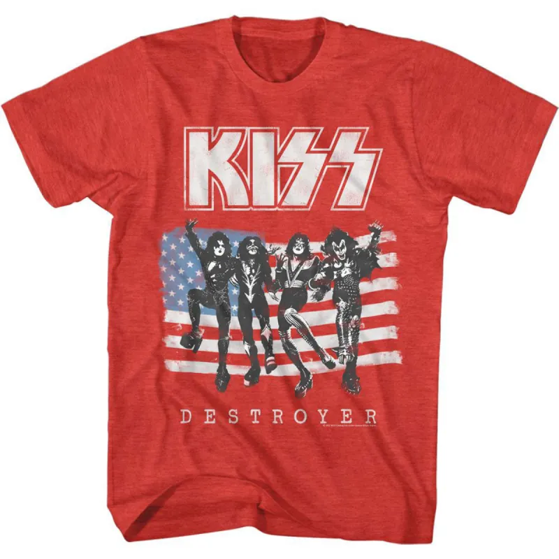 American Flag Kiss T-shirt sold by Rockabilia