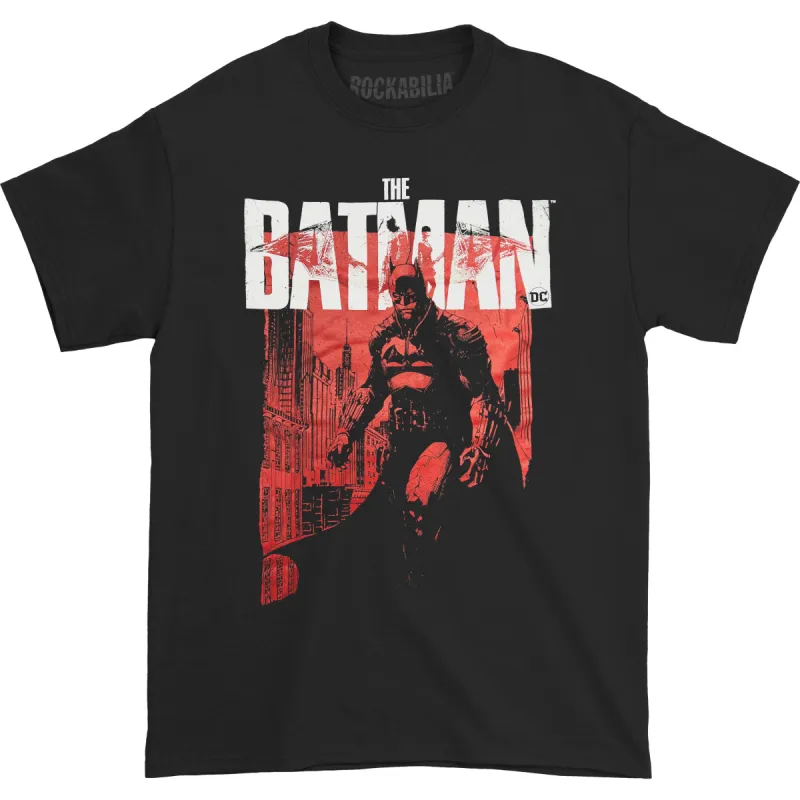 The Batman Red Figure Slim Fit T-shirt sold by Rockabilia
