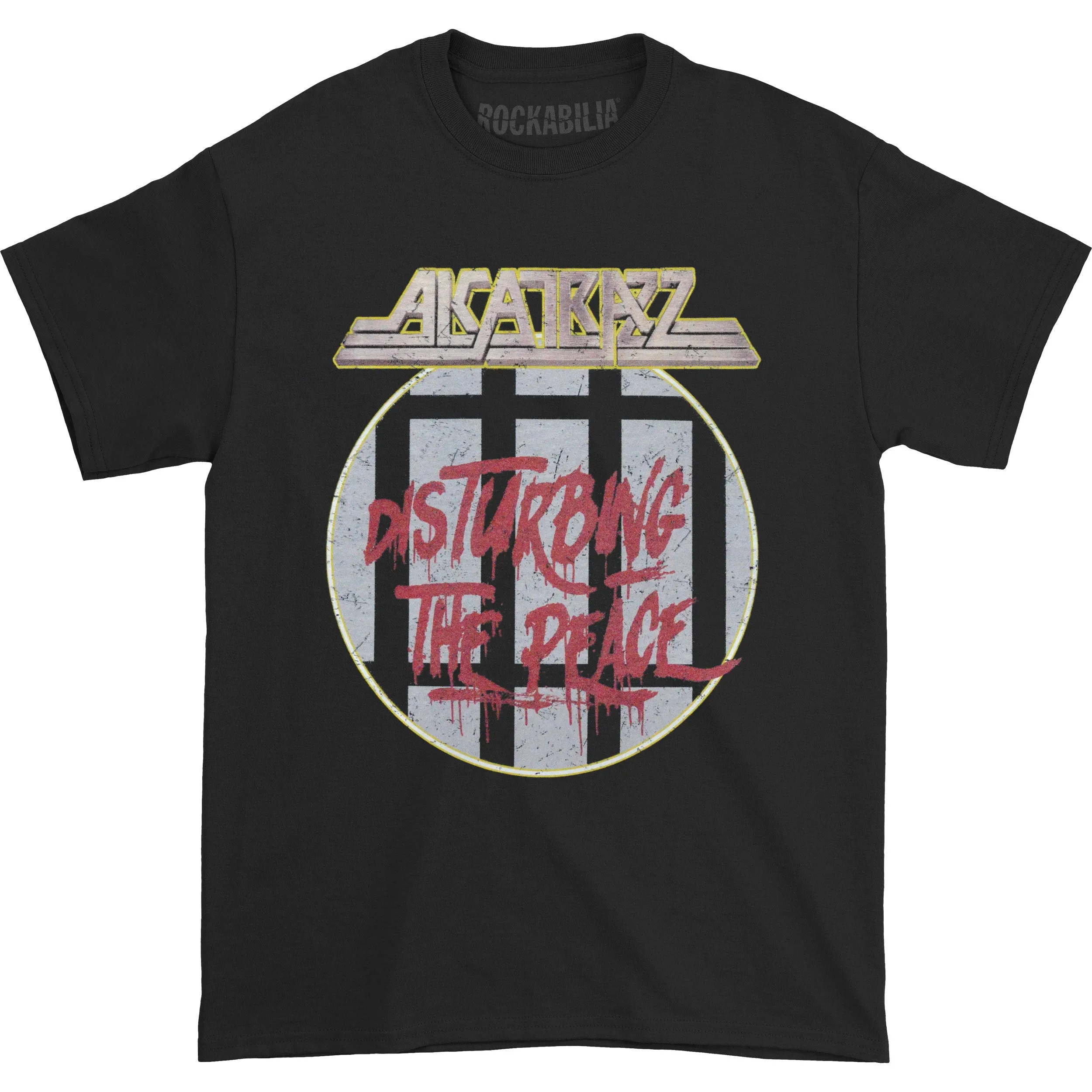 Disturbing The Peace Black T-shirt sold by Rockabilia