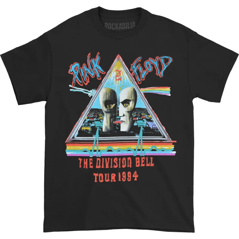 Division Bell '94 Black T-shirt made by Pink Floyd