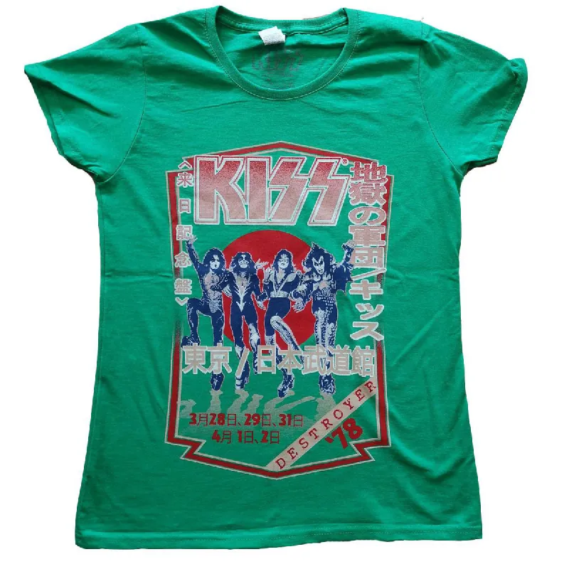 Destroyer Tour '78 Ladies T-Shirt Junior Top sold by Rockabilia