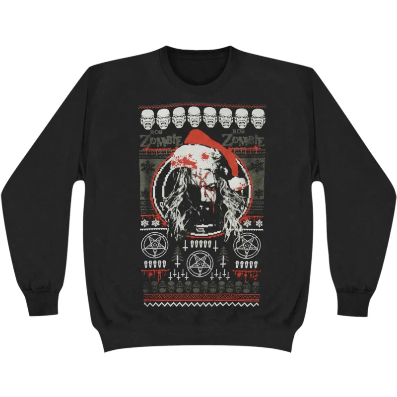 Bloody Santa Sweatshirt sold by Rockabilia