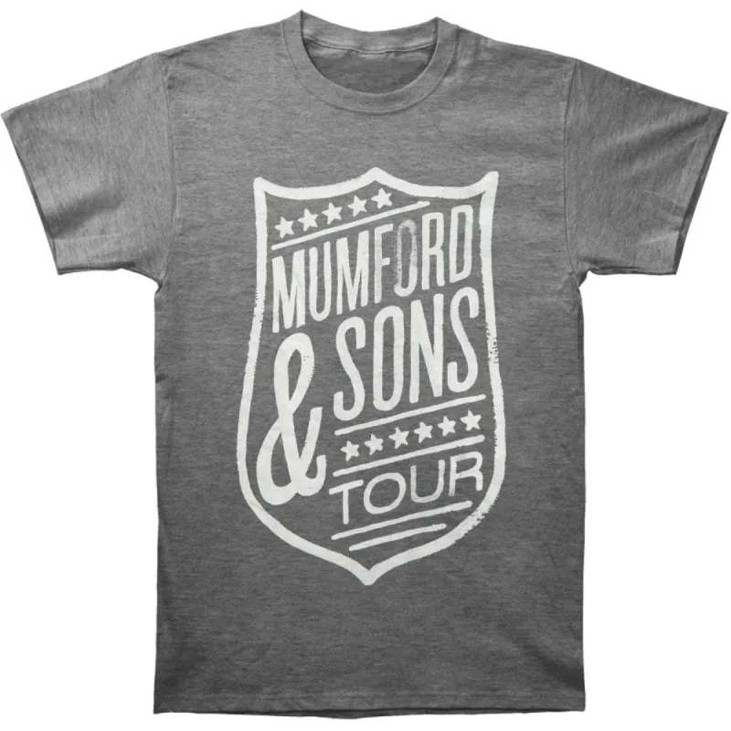 Shield Tour Slim Fit T-shirt sold by Rockabilia