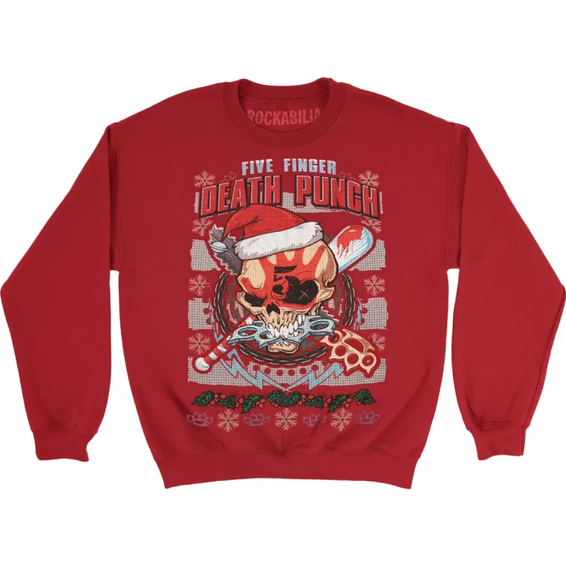 Zombie Kill Xmas Sweatshirt Sweatshirt sold by Rockabilia