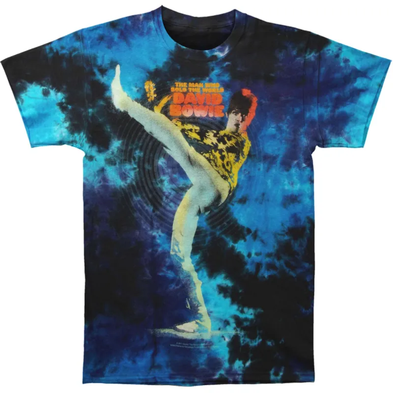 Bowie Kick Tie Dye T-shirt sold by Rockabilia