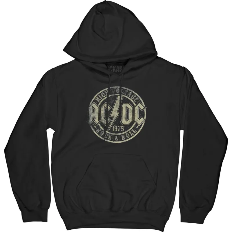 High Voltage Circle Seal Hooded Sweatshirt sold by Rockabilia
