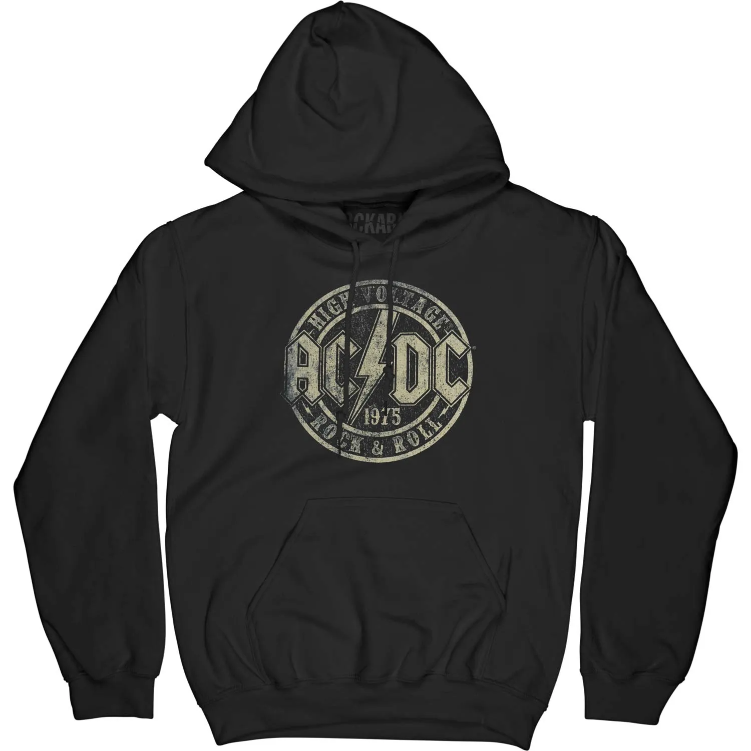 High Voltage Circle Seal Hooded Sweatshirt sold by Rockabilia