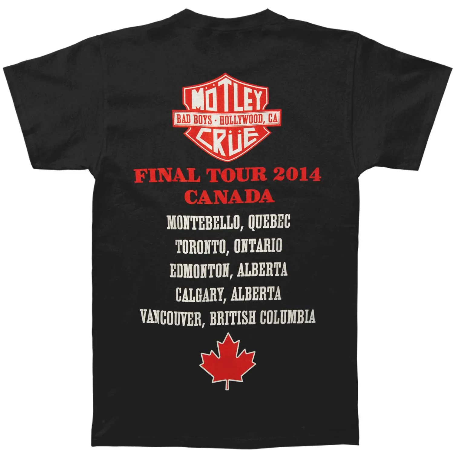2014 Canada Shield T-shirt sold by Rockabilia product image thumbnail 2