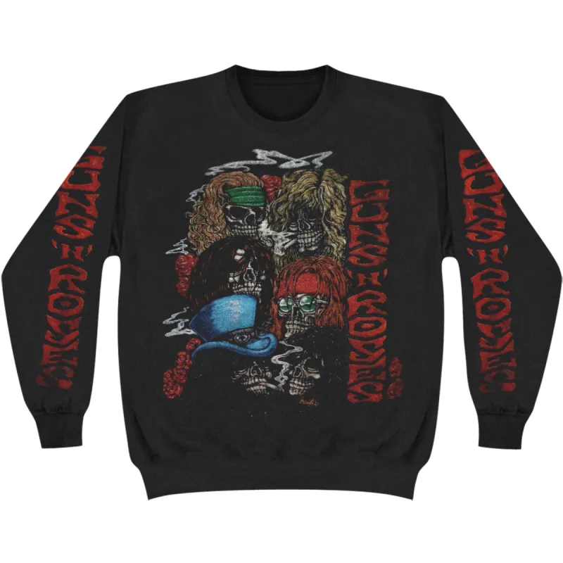 Stacked Skulls Sweatshirt sold by Rockabilia
