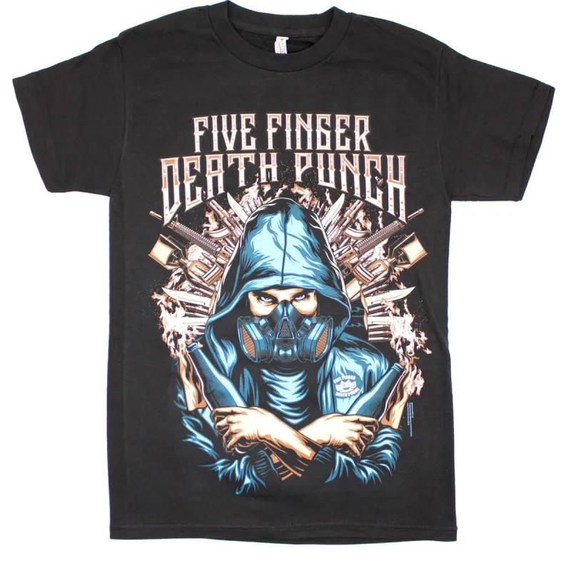 Ninja Gas Mask T-shirt sold by Rockabilia