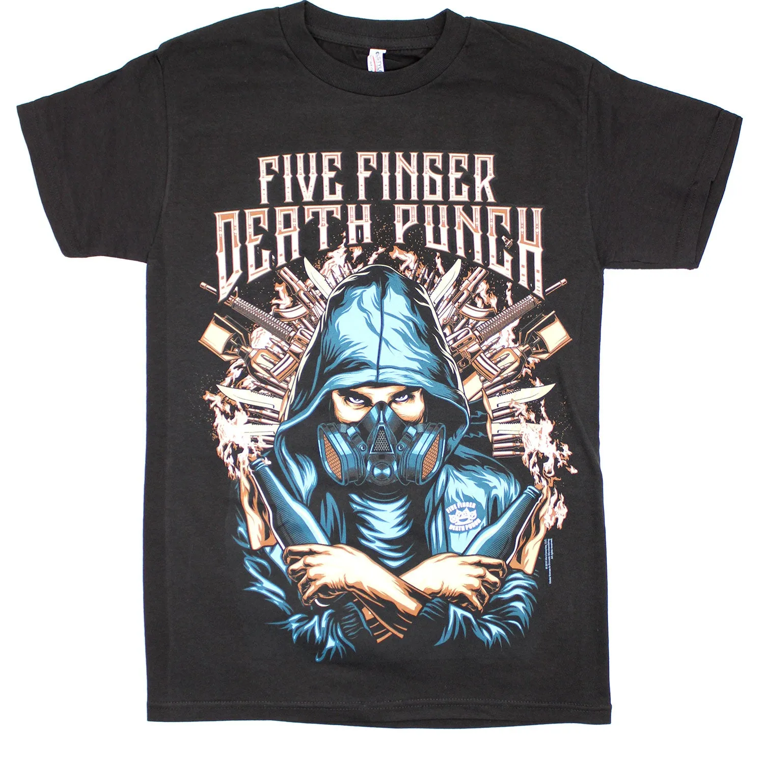 Ninja Gas Mask T-shirt sold by Rockabilia