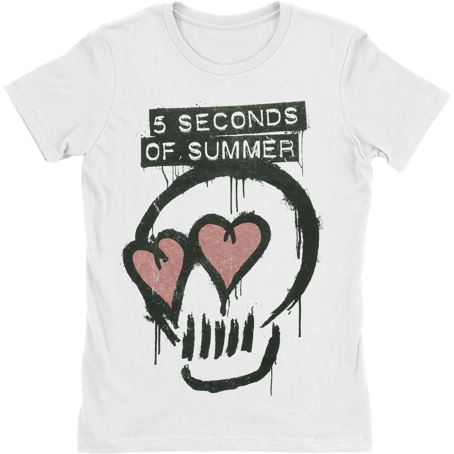 Heart Skull Junior Top sold by Rockabilia