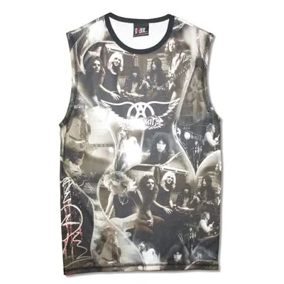 Vintage All Over Print Muscle Shirt Sleeveless Junior Tee Junior Top sold by Rockabilia