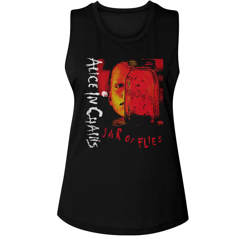 Alice In Chains Jar Of Flies Womens Tank sold by Rockabilia