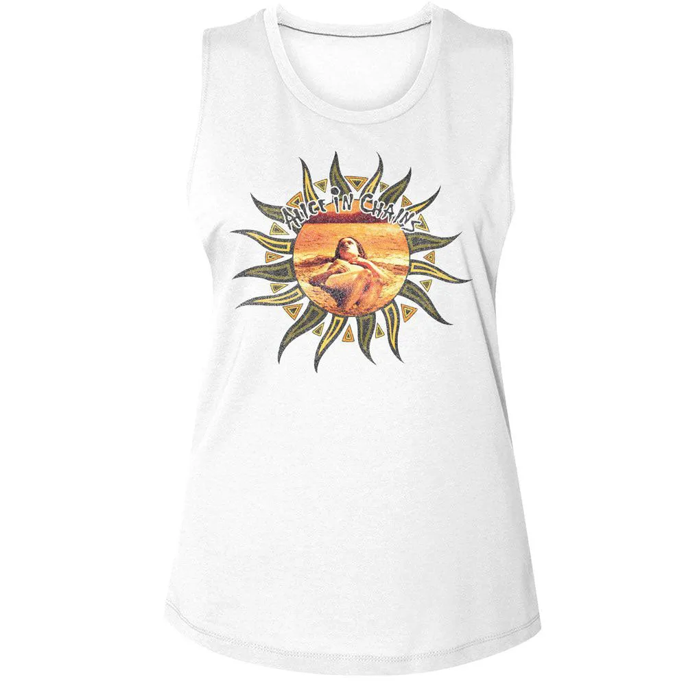 Alice In Chains Sun Womens Tank sold by Rockabilia