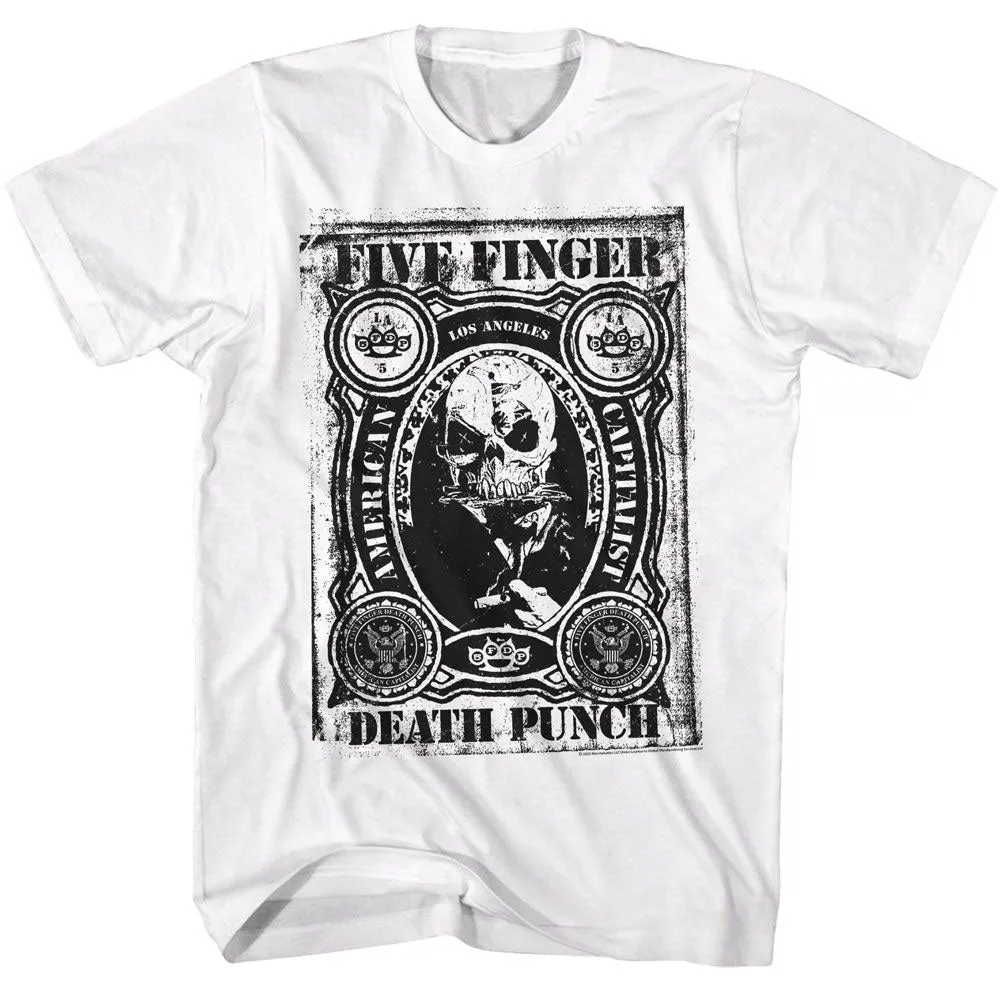 Five Finger Death Punch American Capitalist T-shirt sold by Rockabilia