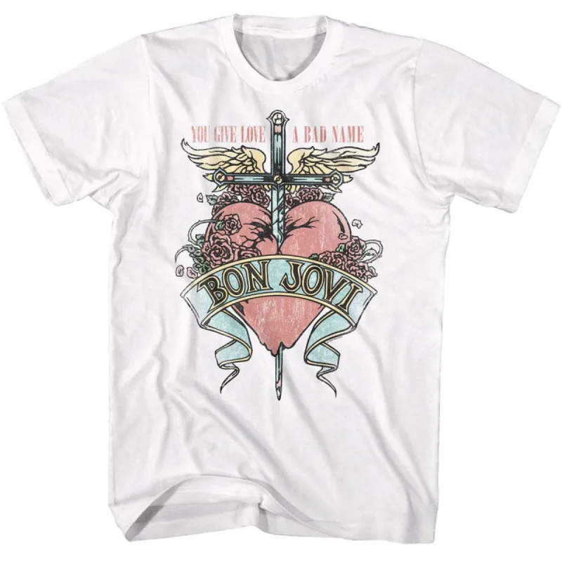 Bon Jovi Love A Bad Name T-shirt sold by Rockabilia
