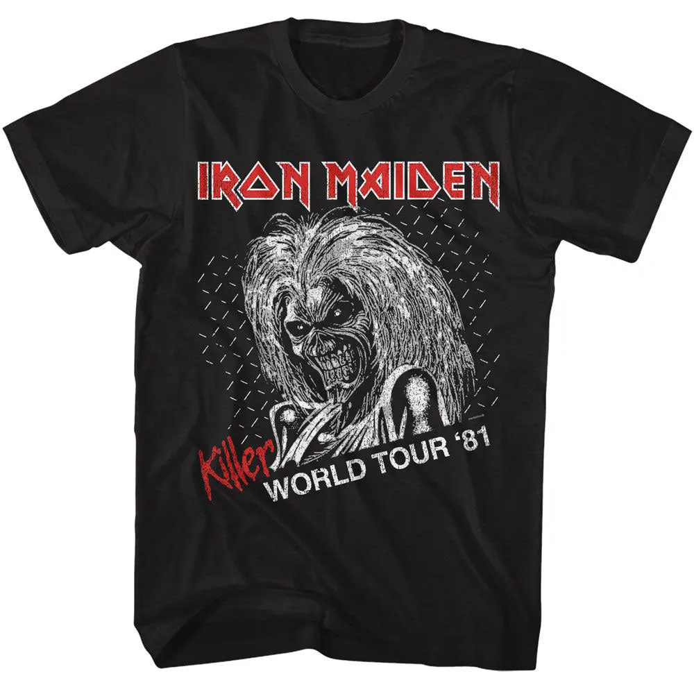 Iron Maiden Killer World Tour T-shirt sold by Rockabilia