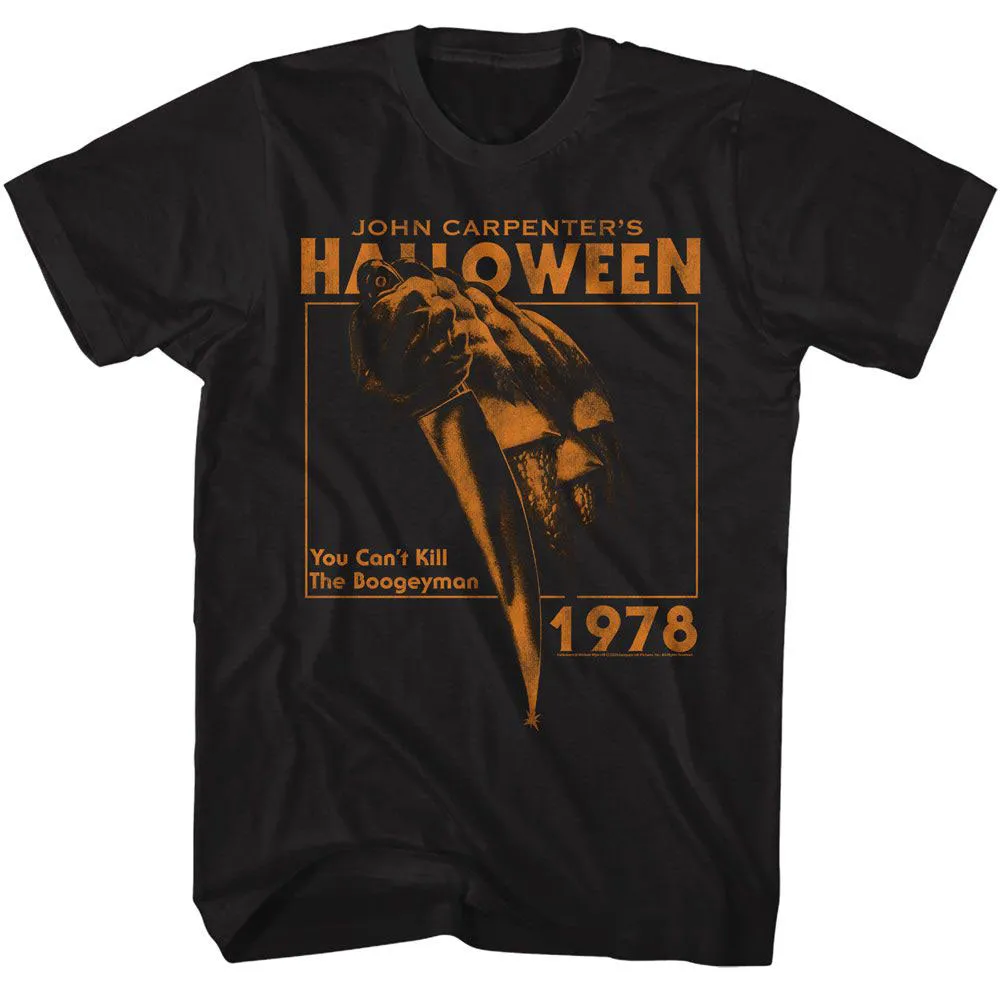Halloween Pumpkin Knife 78 T-shirt sold by Rockabilia