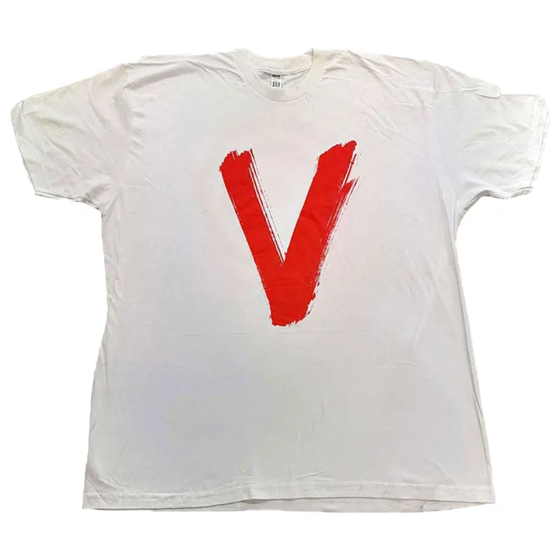 U2 Vertigo Tour 2005 Red V T-shirt sold by Rockabilia