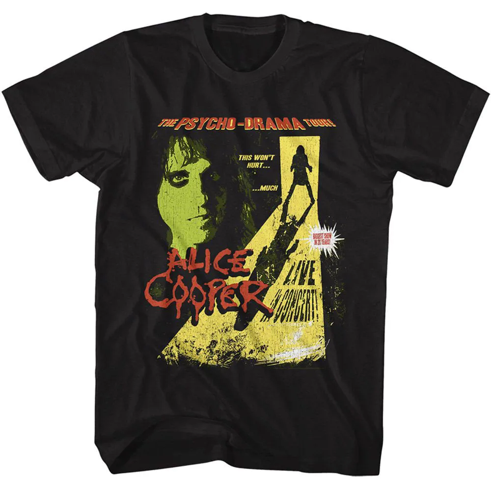 Alice Cooper The Pyscho Drama Tour T-shirt sold by Rockabilia