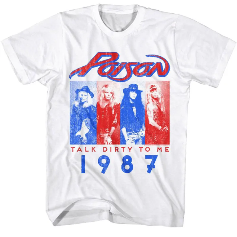 Poison Talk Dirty 1987 T-shirt sold by Rockabilia