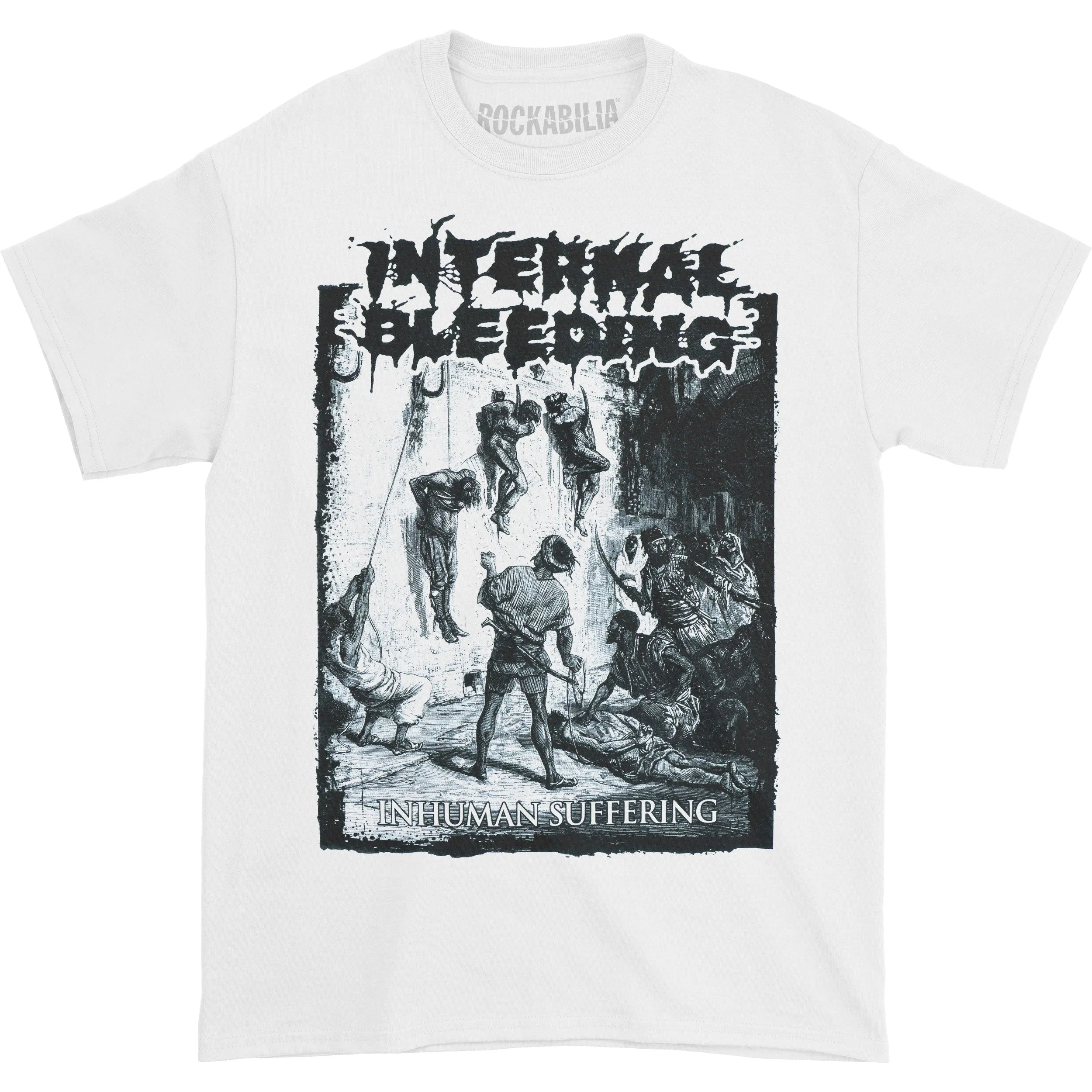 Inhuman Suffering T-shirt sold by Rockabilia