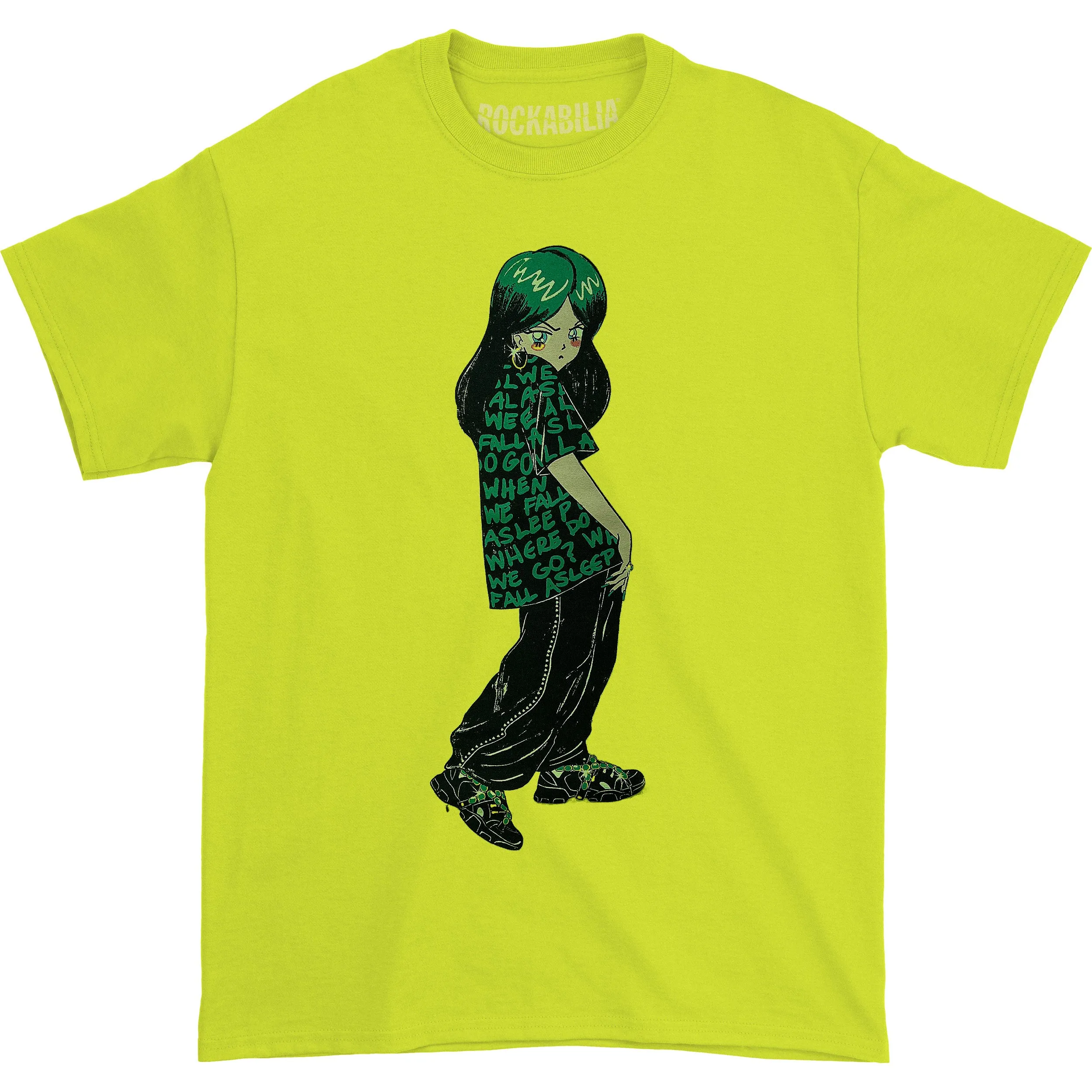 Anime Billie Slim Fit T-shirt sold by Rockabilia