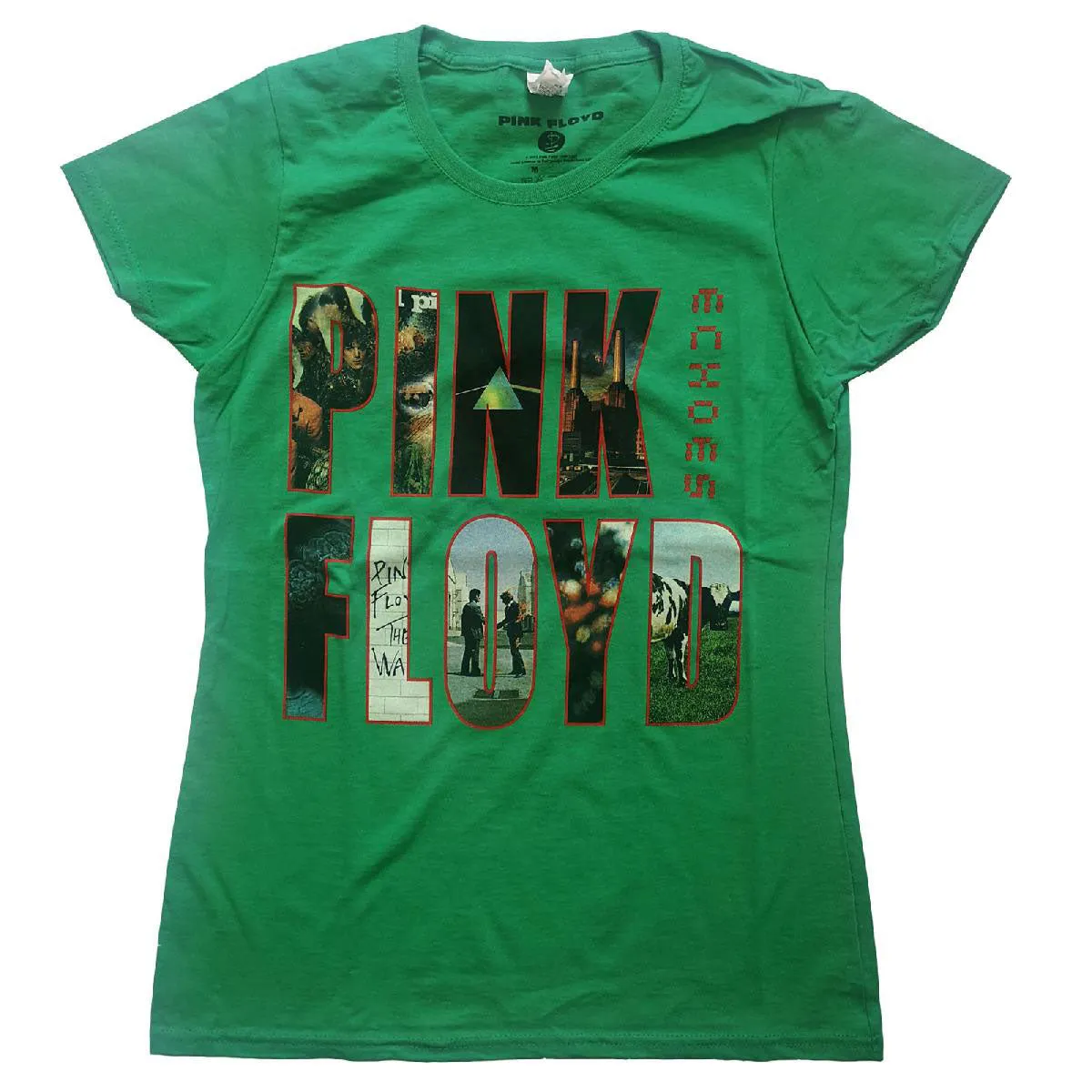 Echoes Album Montage Ladies T-Shirt Junior Top sold by Rockabilia