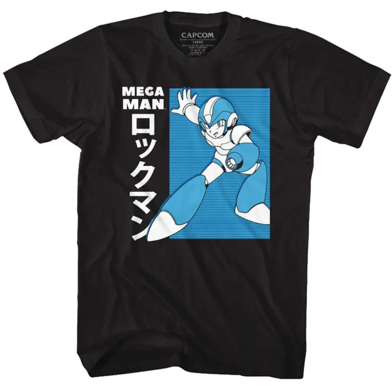 Mega Man Jpn T-shirt sold by Rockabilia