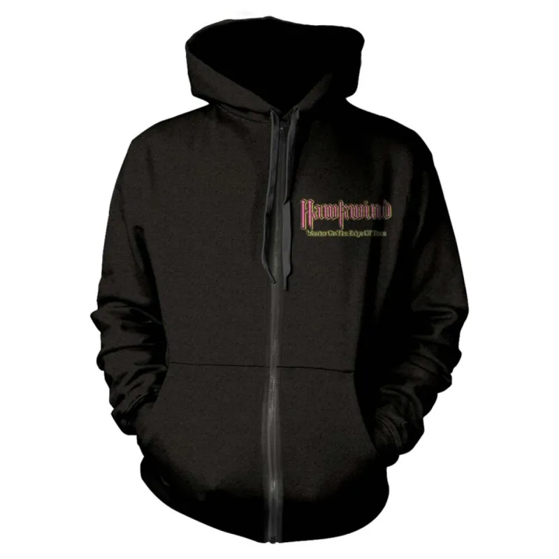 Warrior On The Edge Of Time Zippered Hooded Sweatshirt sold by Rockabilia