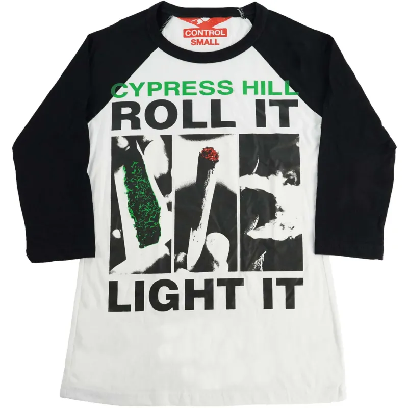 Roll It, Light It Baseball Jersey sold by Rockabilia