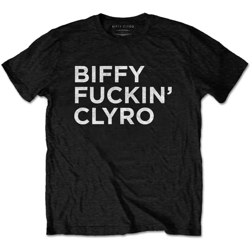 Biffy Fucking Clyro Slim Fit T-shirt made by Rockabilia