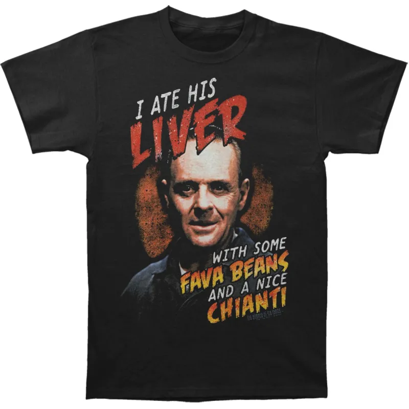 Fava Beans And Chianti T-shirt sold by Rockabilia