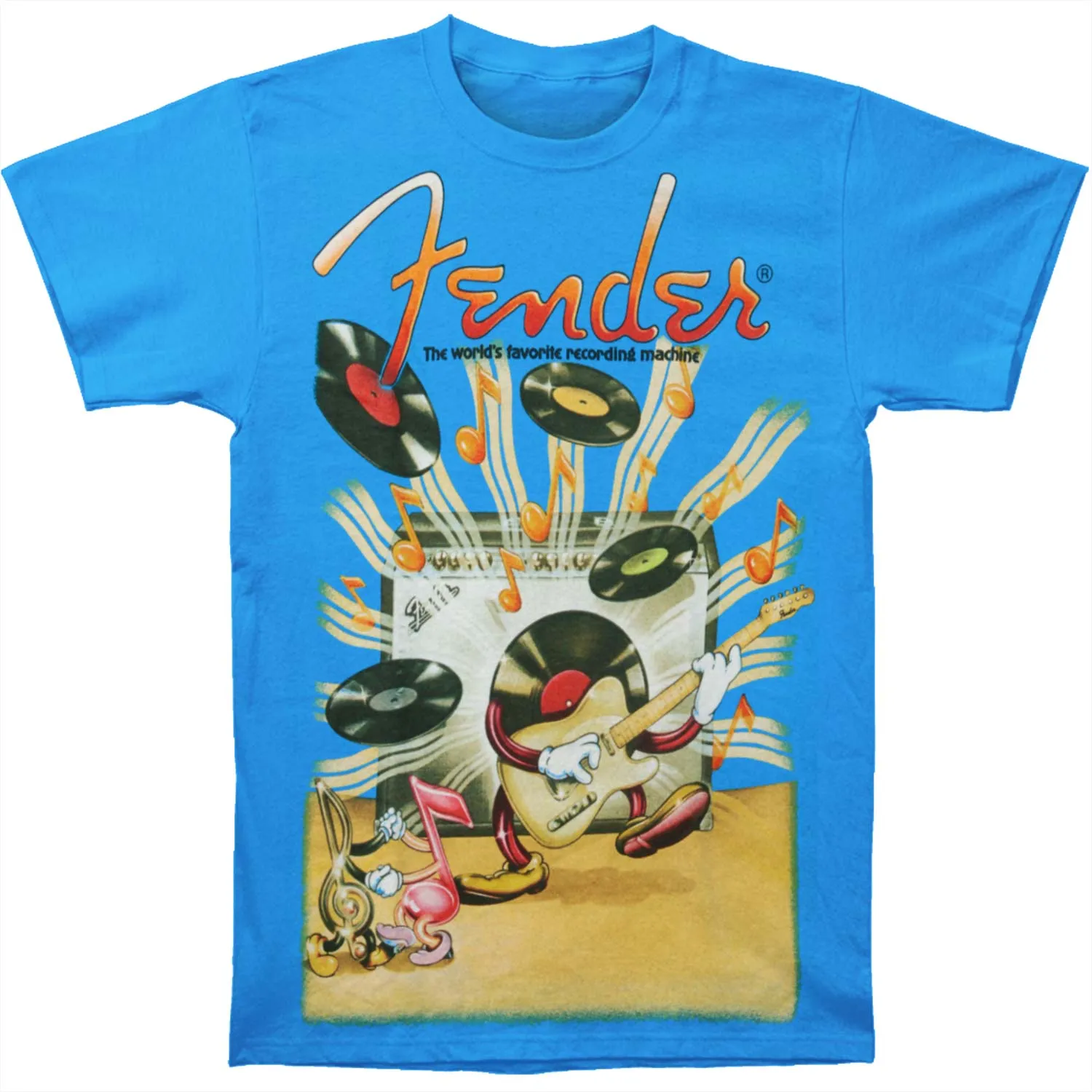 Flying Records Turquoise Youth T T-shirt sold by Rockabilia