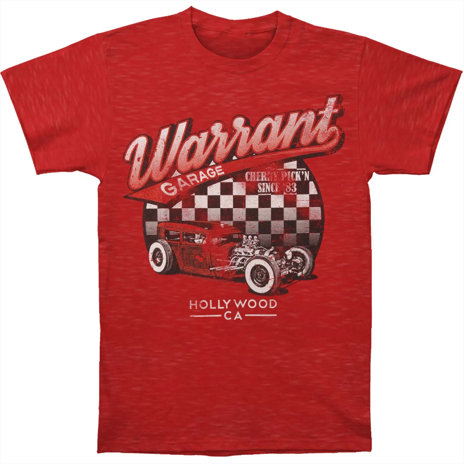 Warrant Garage T-shirt sold by Rockabilia