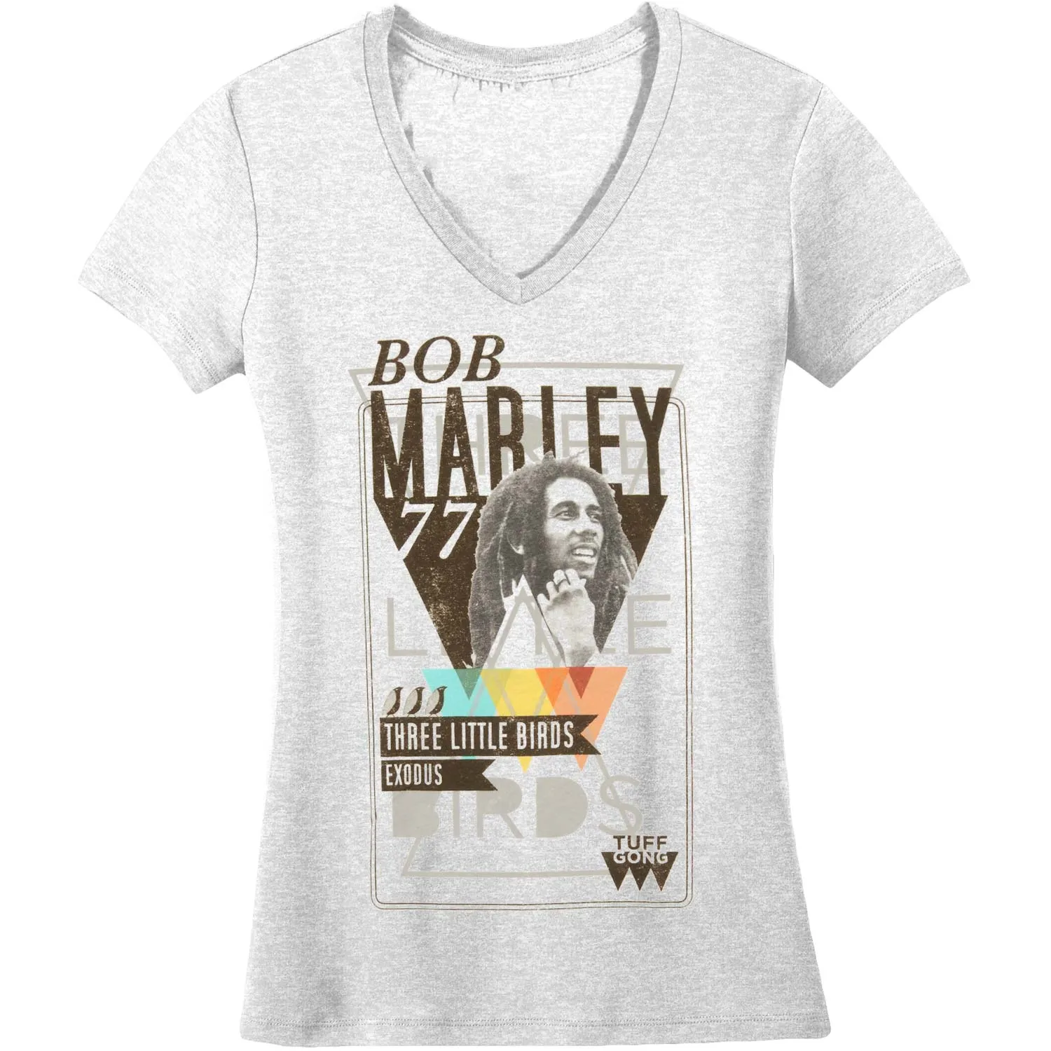 Little Birds Women's V Neck T-Shirt Junior Top sold by Rockabilia