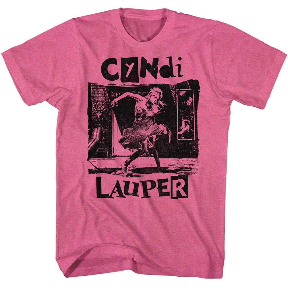 Cyndi Lauper Torn Note Dance T-shirt sold by Rockabilia