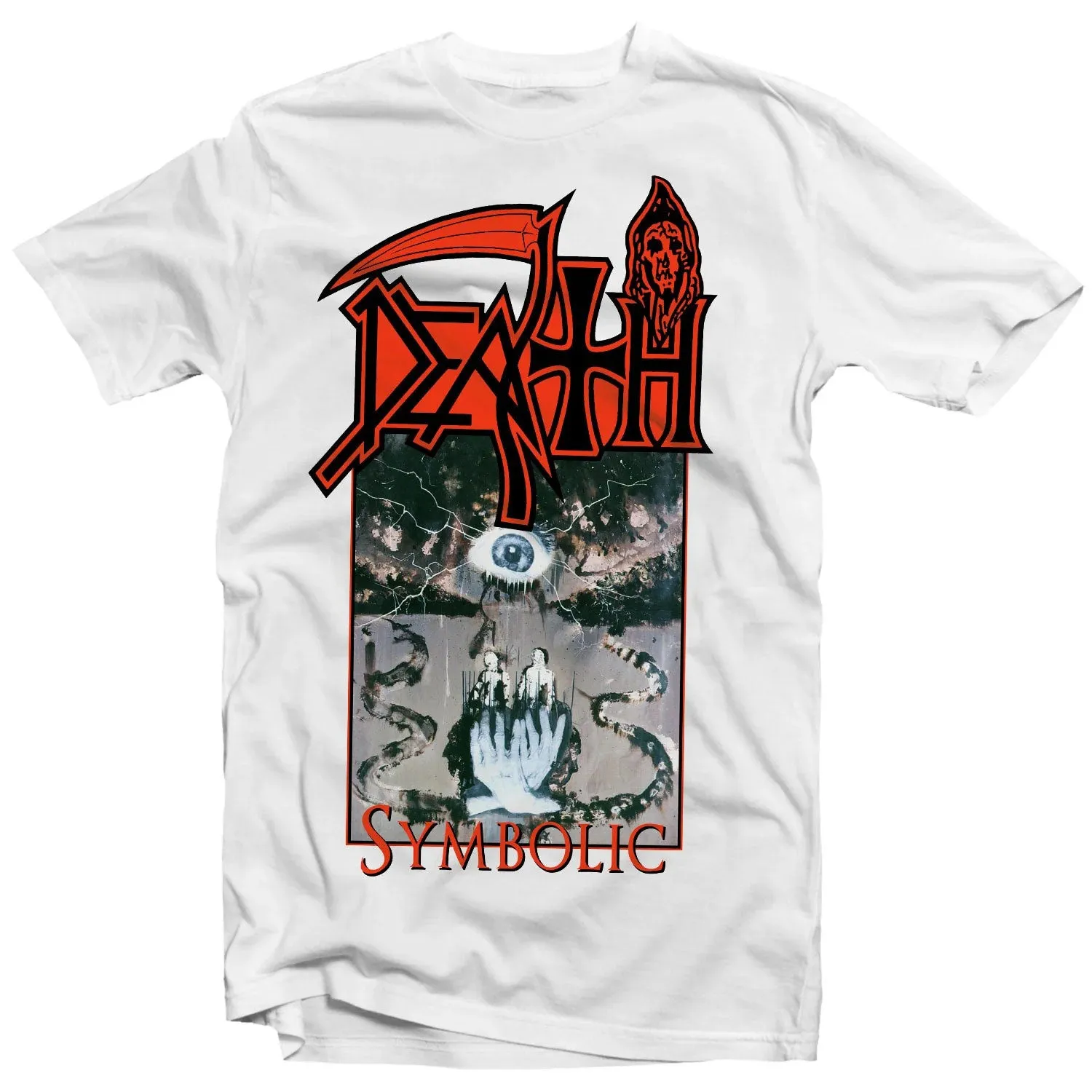 Symbolic (White) T-shirt sold by Rockabilia