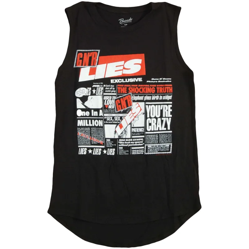 Lies Cover Womens Tank sold by Rockabilia