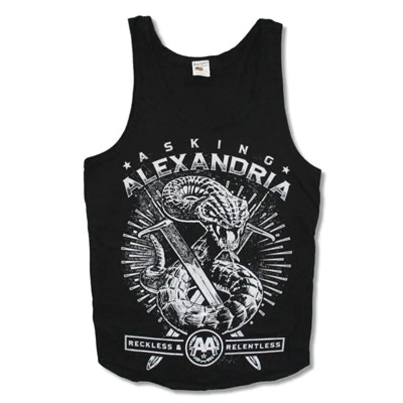 Snake Tank Top Mens Tank sold by Rockabilia