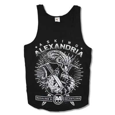 Snake Tank Top Mens Tank sold by Rockabilia