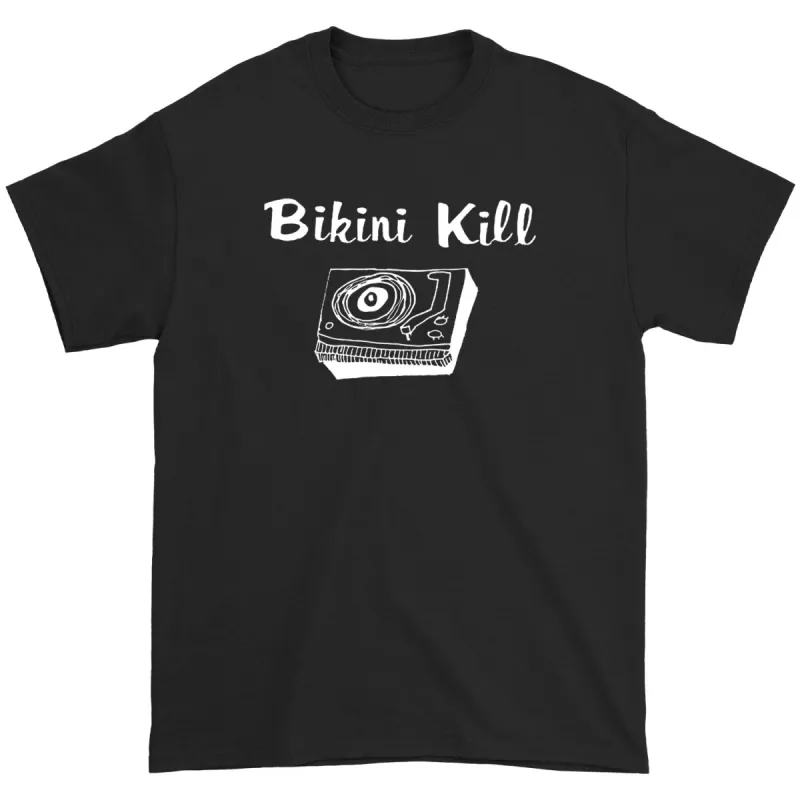 Record Player [BLACK] T-shirt sold by Rockabilia