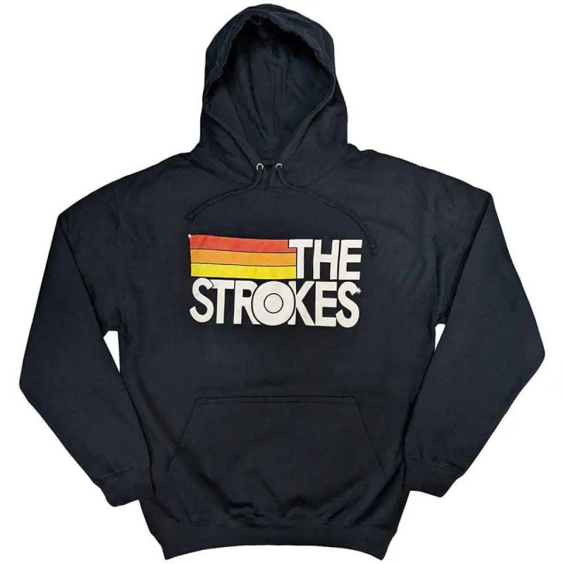 Logo & Stripes Hooded Sweatshirt sold by Rockabilia