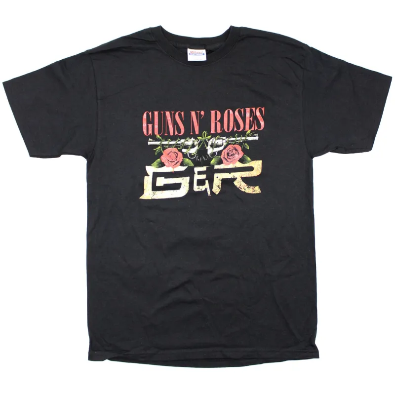 Puff Print Logo & Roses T-shirt sold by Rockabilia