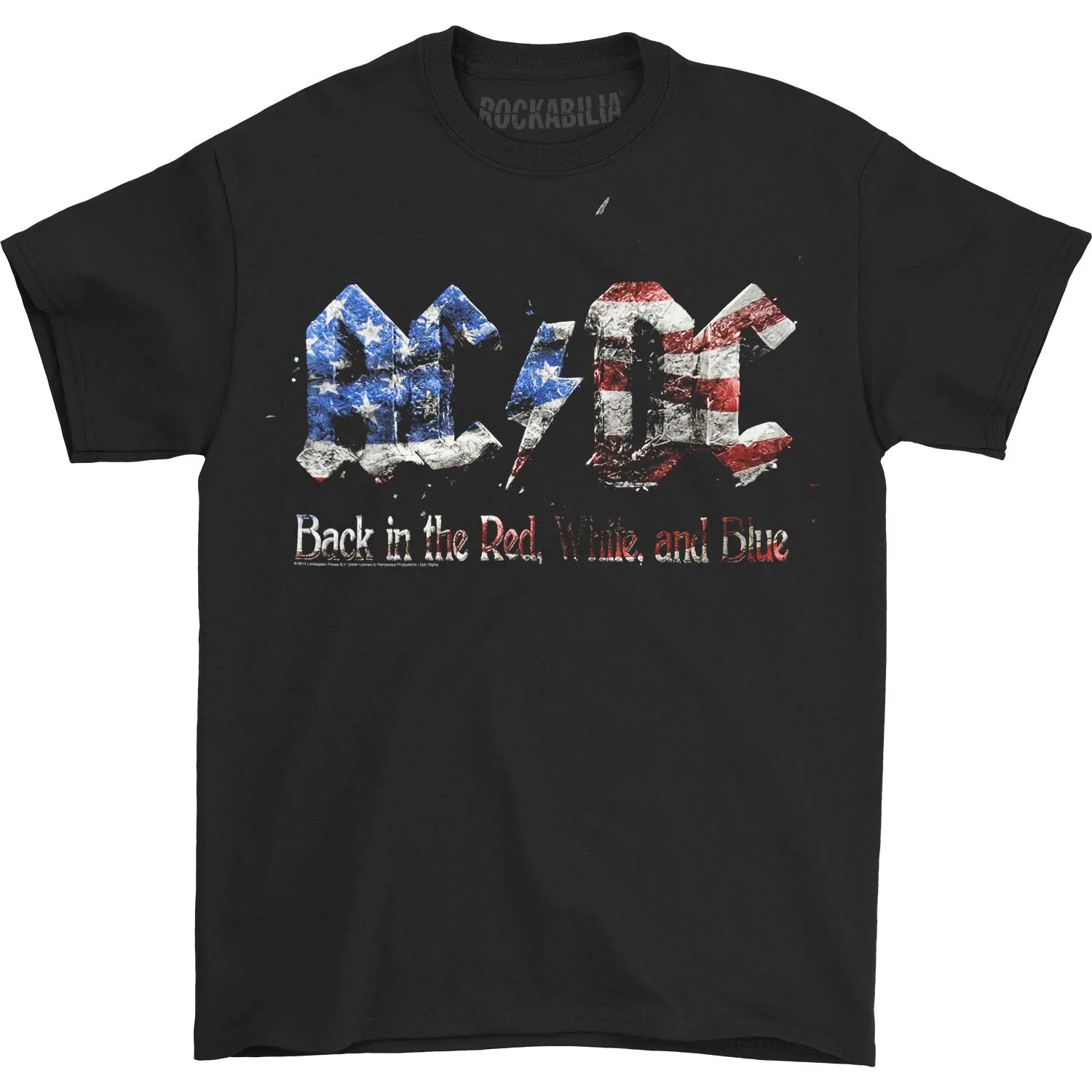 Back In The Red White & Blue Tee T-shirt sold by Rockabilia