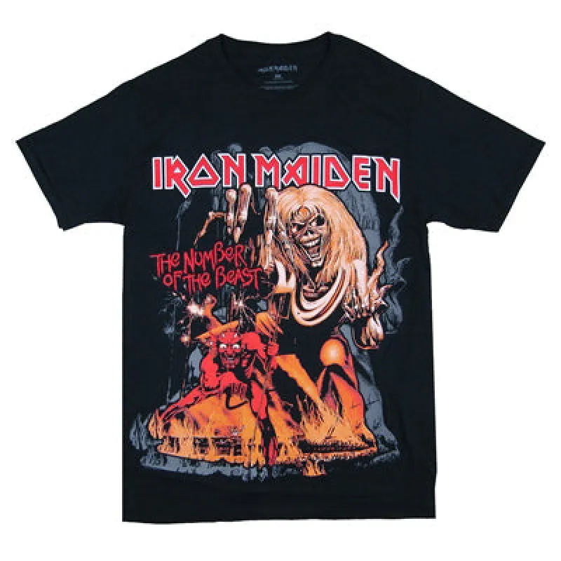 Number Of The Beast Sepia Tones T-shirt sold by Rockabilia