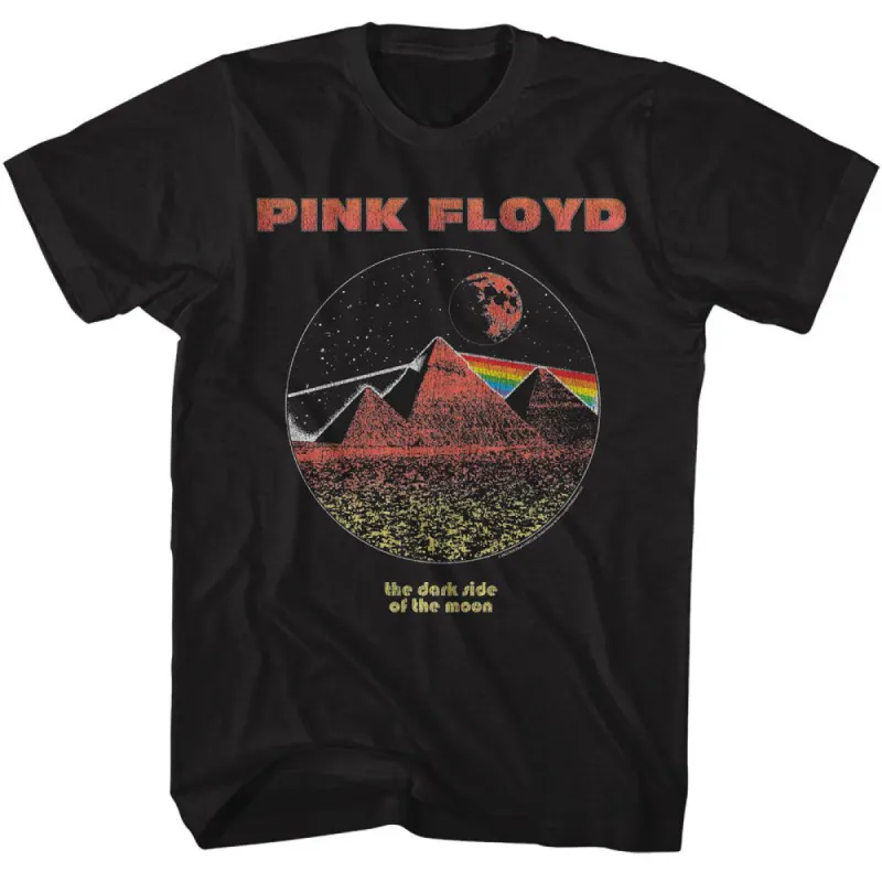 Pink Floyd Dsotm Rainbow Pyramids T-shirt sold by Rockabilia